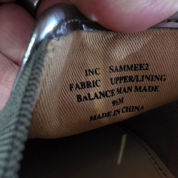 INC International Concepts Women’s Loafers Size 9.5 Sparkly Grey Slip-On NWOT - Picture 8 of 10